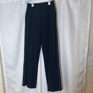 Issey Miyake Black Straight Leg Pants